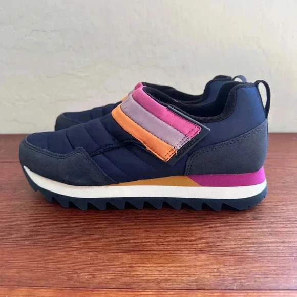 New Merrell J001698 Retro Navy Women's Size 7 Alpine Moc Strap Polar Shoes - Picture 8 of 12